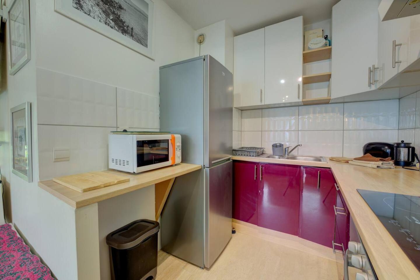 Elegant Apt W/2 Terraces/Mins To Beach & Shops 앙티브 외부 사진